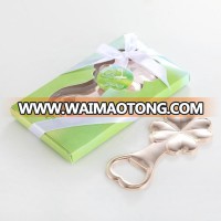 Wedding Favors Elegant Gold Four Leaf Clover Design Bottle Opener